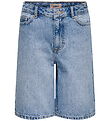Kids Only Shorts - Wide - Noos - KogSonny - Light Blue Denim