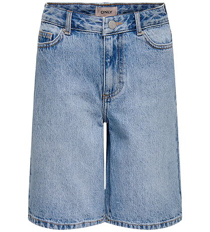 Kids Only Shorts - Wide - Noos - KogSonny - Light Blue Denim