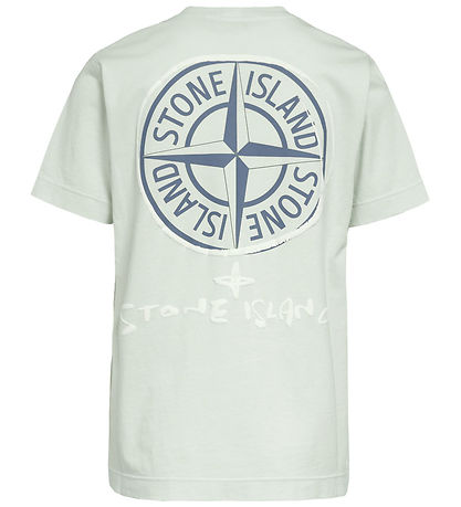 Stone Island T-shirt - Sky Blue m. print