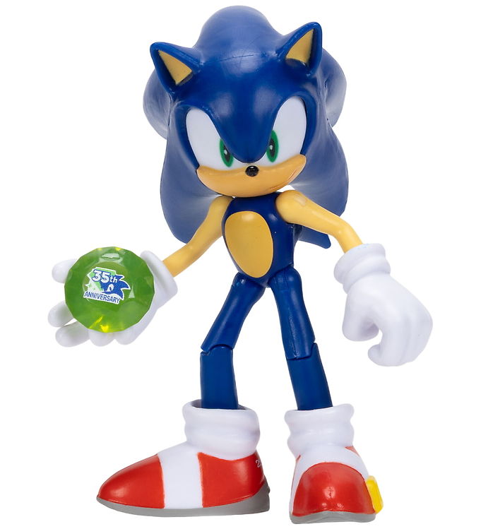 Sonic Legetøjsfigur - 9 cm - 35th Anniversary - Sonic