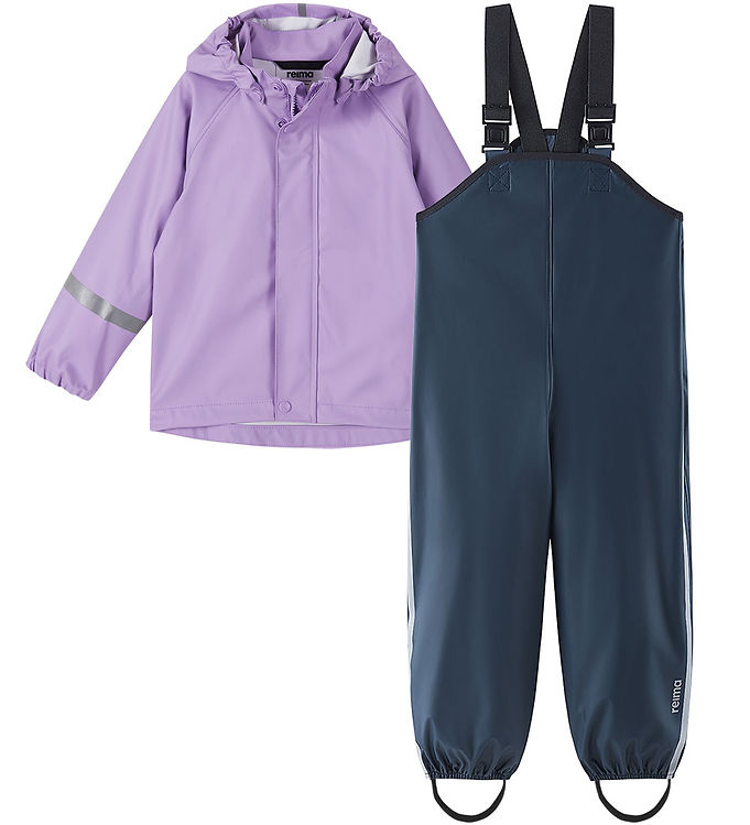 Reima Regntøj m. Seler - Tihku - PU - Blooming Lilac