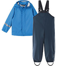 Reima Regntøj m. Seler - Tihku - PU - Cool Blue