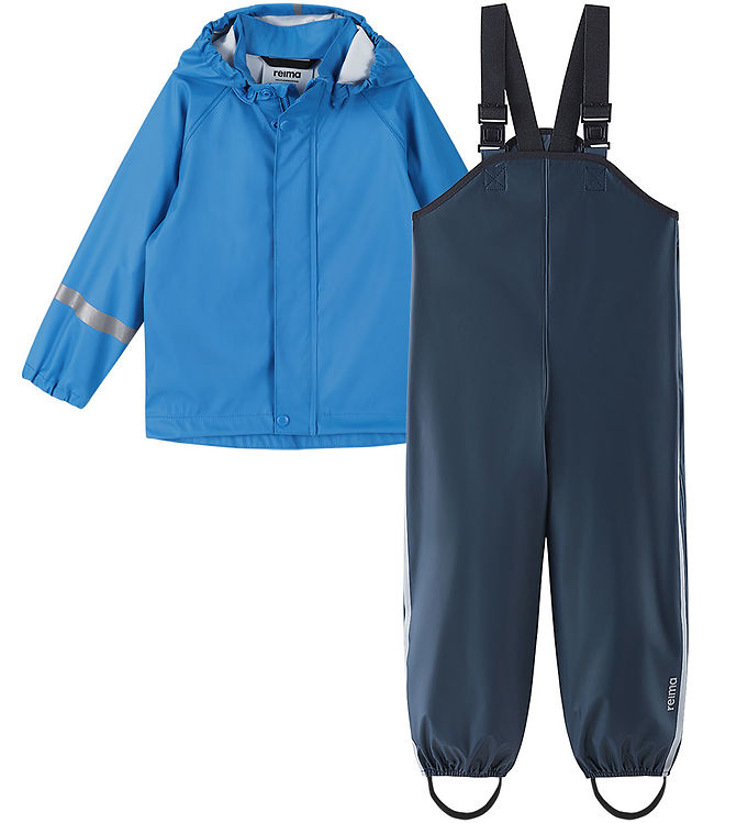 Reima Regntøj m. Seler - Tihku - PU - Cool Blue