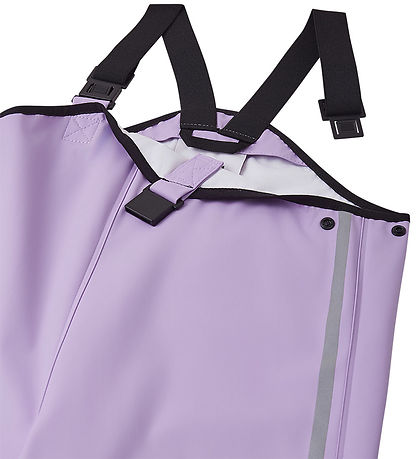 Reima Regnbukser m. Seler - PU - Lammikko - Blooming Lilac