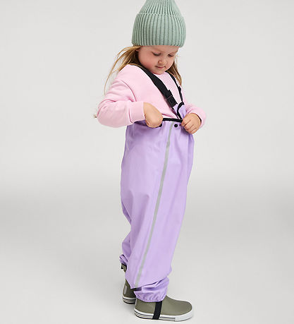 Reima Regnbukser m. Seler - PU - Lammikko - Blooming Lilac