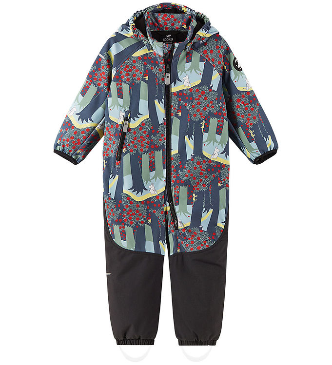 Reima Softshelldragt m. Fleece - Moomin Mjosa - Soft Black
