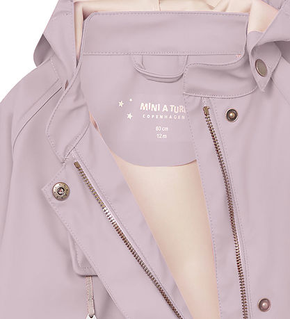 Mini A Ture Regntøj m. Seler - PU - MatWainis - Cloud Purple