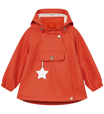 Mini A Ture Regntøj m. Seler - MatWainis - Paprika Red