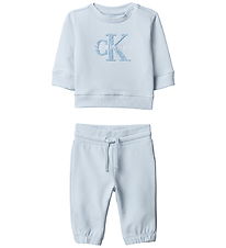 Calvin Klein Sweatsæt - Sweatshirt/Sweatpants - Breezy Blue