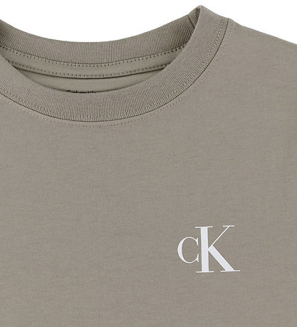 Calvin Klein T-shirt - 2-pak - Monogram - French Vanilla