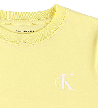 Calvin Klein T-shirt - 2-pak - Monogram - French Vanilla