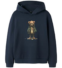 LMTD Hættetrøje - Sweat - NlmNamse - Navy Blazer