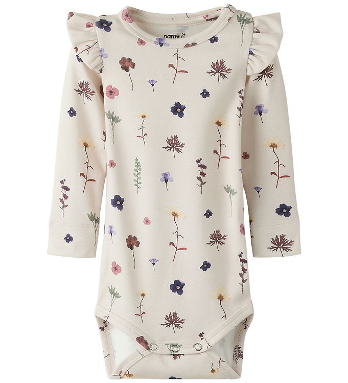 Name It Filulu - Langærmet Body - Lilac Ash - 56