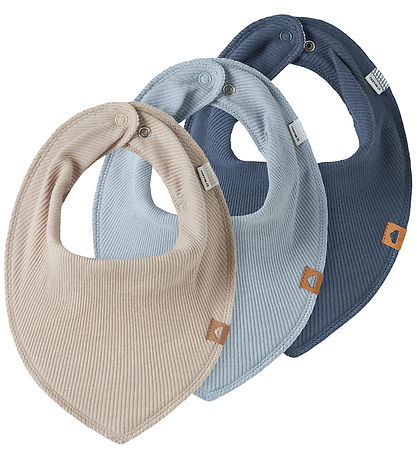Name It Savlesmække - 3-pak - Rib - NbmYasim - Blue Fog/Chateau 