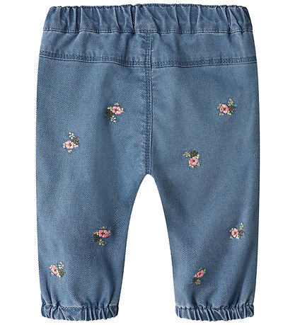 Name It Jeans - NbfRose - Medium Blue Denim/FLOWER EMB