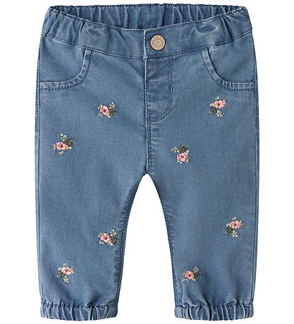 Name It Jeans - NbfRose - Medium Blue Denim/FLOWER EMB
