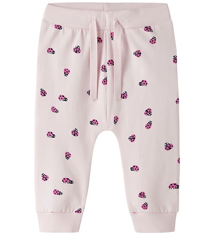 Name It Bukser - NbfVandora - Cradle Pink/Ladybug