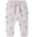 Name It Bukser - NbfVandora - Lavender Fog/Butterfly