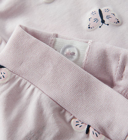 Name It Bukser - NbfVandora - Lavender Fog/Butterfly