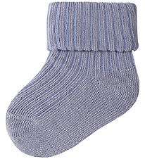 Name It Strømper - Rib - NbfNobba - Lavender Gray