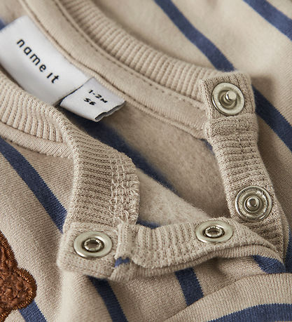 Name It Sweatshirt - NbmDaddel - Chateau Gray