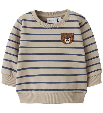 Name It Sweatshirt - NbmDaddel - Chateau Gray
