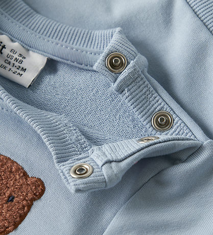 Name It Sweatshirt - NbmDaddel - Blue Fog