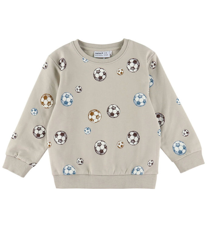 Name It Sweatshirt - NmmDavis - Pure Cashmere billede