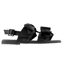 Angulus Sandaler - Sort m. Sløjfer