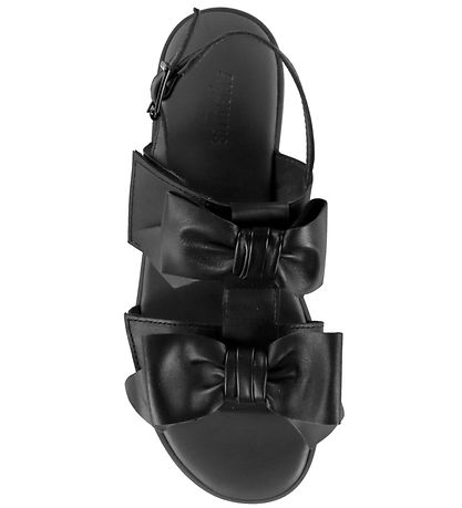 Angulus Sandaler - Sort m. Sløjfer