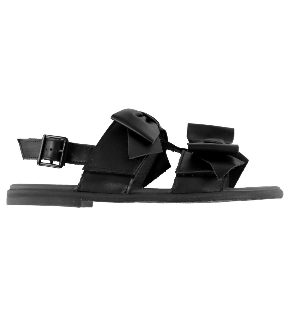 Angulus Sandalen - Schwarz m. Schleifen - Angulus - 37 - Sandalen