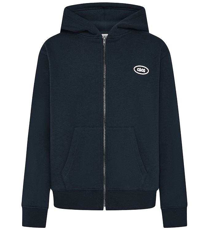 Grunt Cardigan m. Hætte - GrMax - Dark Navy