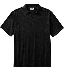 Grunt Polo - Knitted - GrEddie - Black Melange