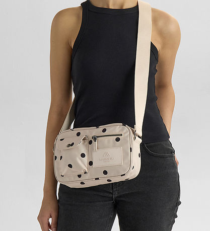 Markberg Skuldertaske - DarlaMBG Monochrome - Polka Dot/Creme