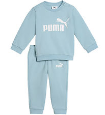 Puma Sweatsæt - Ess Crew - Seafoam