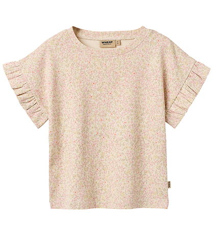 Wheat T-shirt - Ally - Coral Flowers