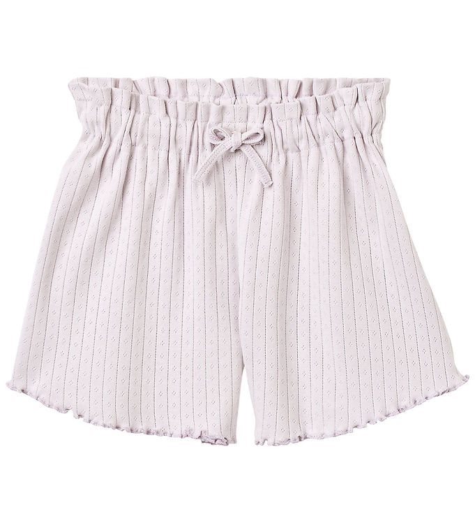 Wheat Shorts - Rib/Hulmønster - Ina - Purple Light