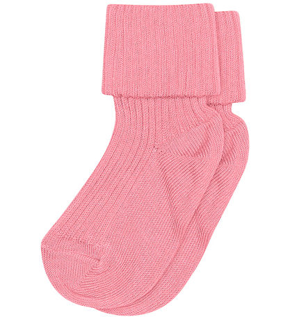 MP Strømper - Rib - Pink Cosmos
