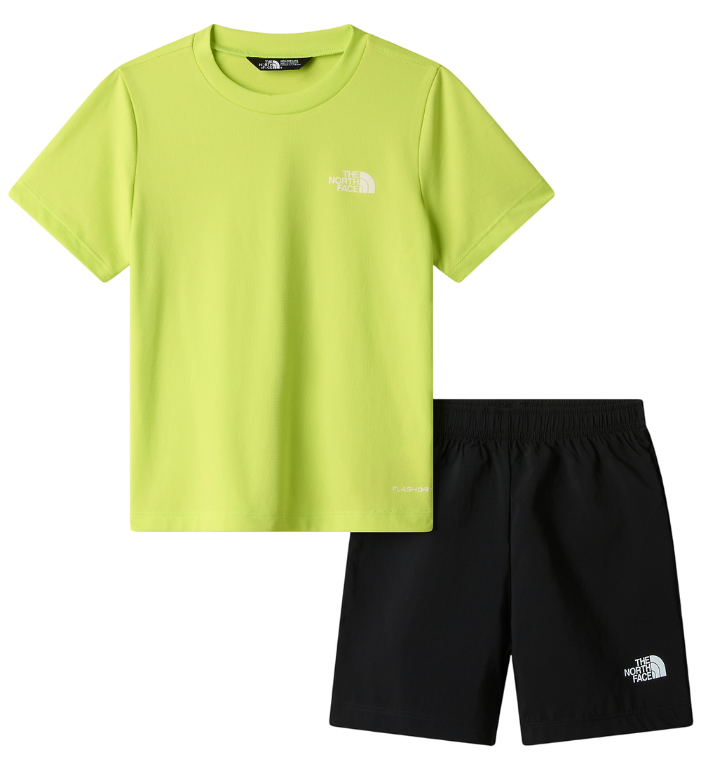 The North Face Shorts Set - Fizz Limoen/TNF Black - The North Face - 5 jaar (110) - Shorts set