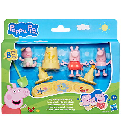 Gurli Gris Legetøj - Peppa Pig Moments - Siblings Beach Day