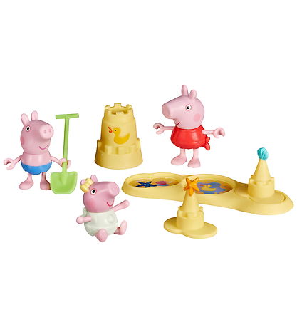 Gurli Gris Legetøj - Peppa Pig Moments - Siblings Beach Day