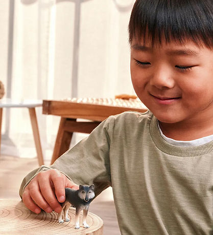 Schleich Wild Life - Nordamerikansk Ulv- H: 6 cm - 14991