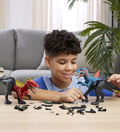 Jurassic World Legetøj - Deluxe Dino Reveal - Orkoraptor