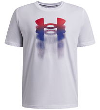 Under Armour T-shirt - Logo Blur - Halo Gray