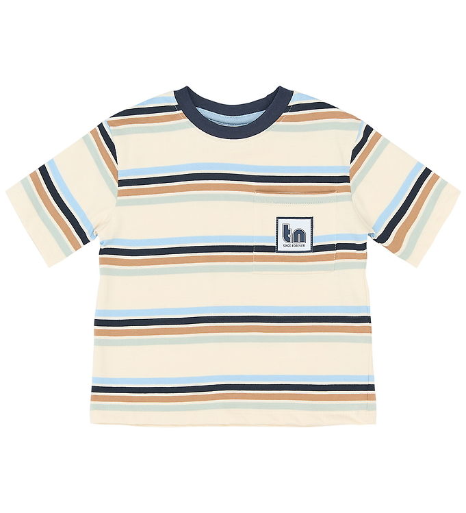 The New Siblings T-shirt - TnstStuart - Gardenia Striped