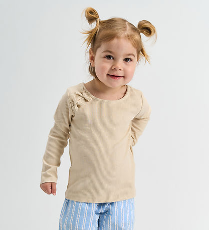 The New Bluse - Rib - TnstSigne - Gardenia