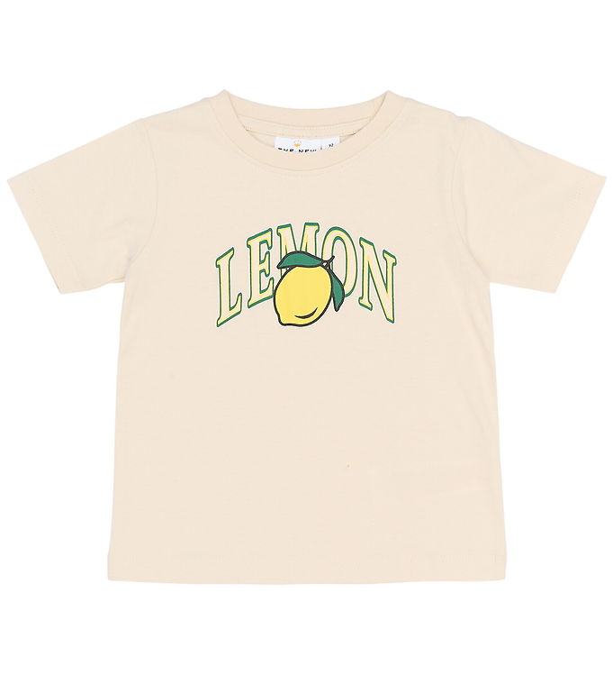 The New Siblings T-shirt - TnstShelly - Gardenia m. Citron