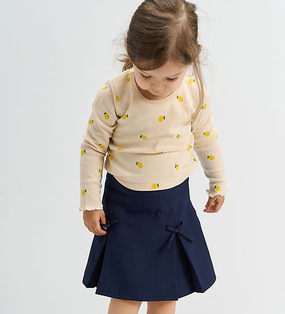 The New Bluse - Rib - TnstSmilla - Gardenia