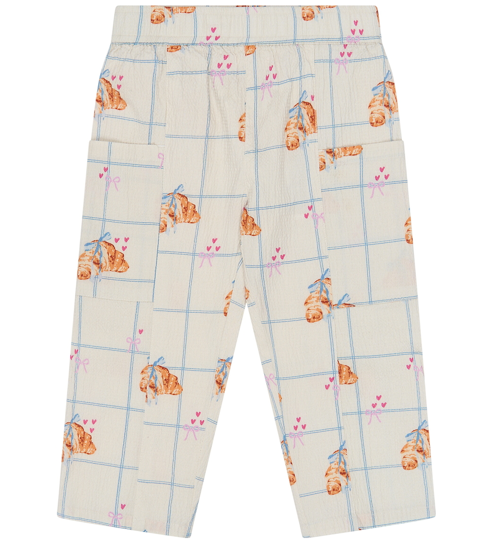 The New Siblings Hosen - TnstSilk - Gardenia m. Print - The New - 2 Jahre (92) - Hosen - Baumwolle