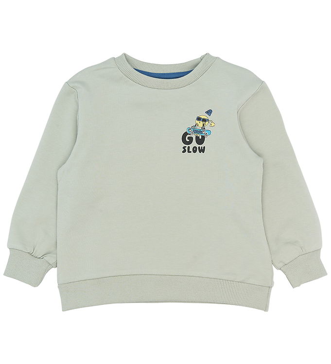 The New Siblings Sweatshirt - TnstStan - Aqua Gray m. Print